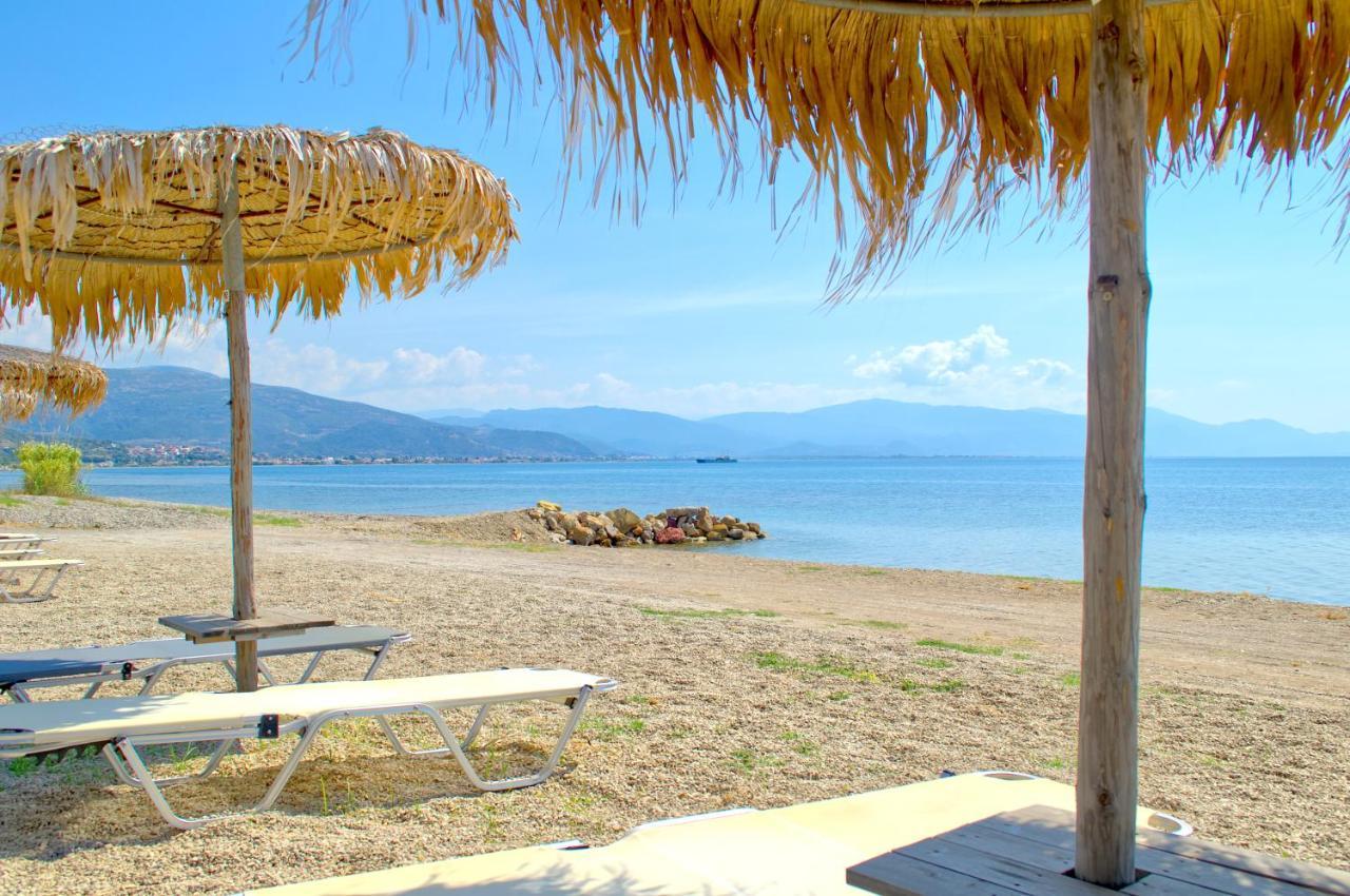 נפפקטוס Epipleon Luxury Suites -102- Δωμάτιο 45Τμ Με Βεράντα 35Τμ Μπροστά Στη Θάλασσα מראה חיצוני תמונה